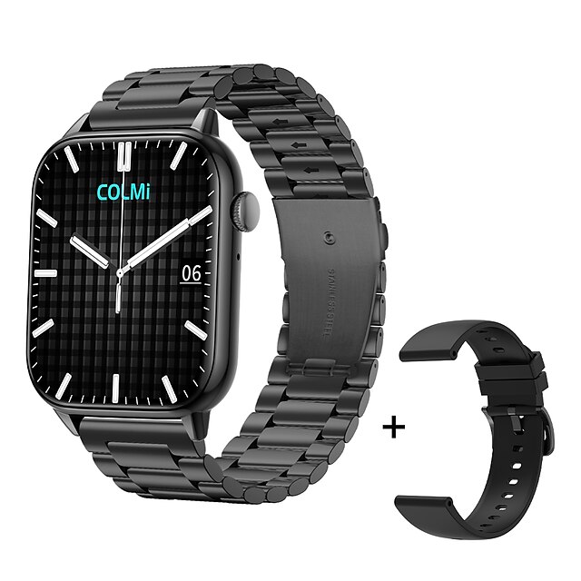  COLMI C60 Smartwatch 1.9 inch Full Screen Bluetooth Calling Heart Rate Sleep Monitor 19 Sport Models Smart Watch For Men Women