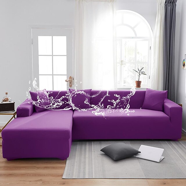 WaterProof Sofa Cover Stretch Slipcovers Soft Durable Couch Cover 1 Piece Spandex Fabric