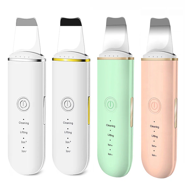 Ultrasonic Skin Scrubber Deep Face Cleaning Machine Peeling Shovel Facial Pore Cleaner Face Skin Scrubber Lift Machine 20