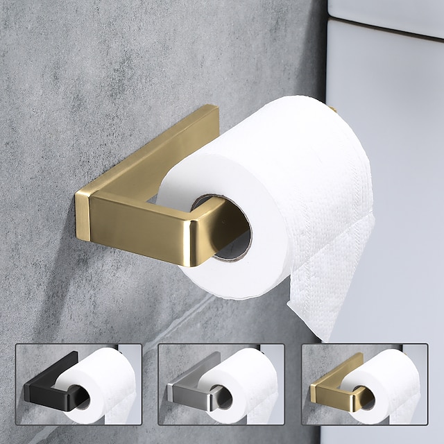  Suport Hârtie Toaletă Model nou / Adorabil / Creativ Contemporan / Modern / Tradițional Teak / Oțet Carbon - Jos / MetalPistol 1 buc - Baie Montaj Perete