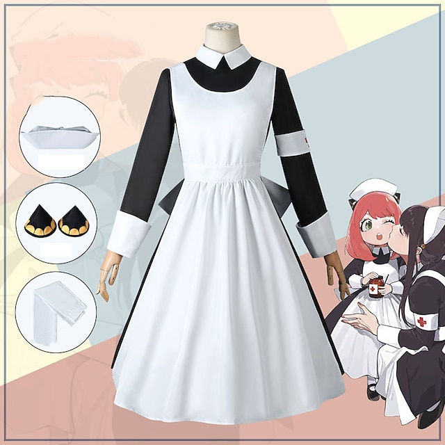  inspirat de anya forger costume cosplay anime costume cosplay japoneze costum pentru fete femei