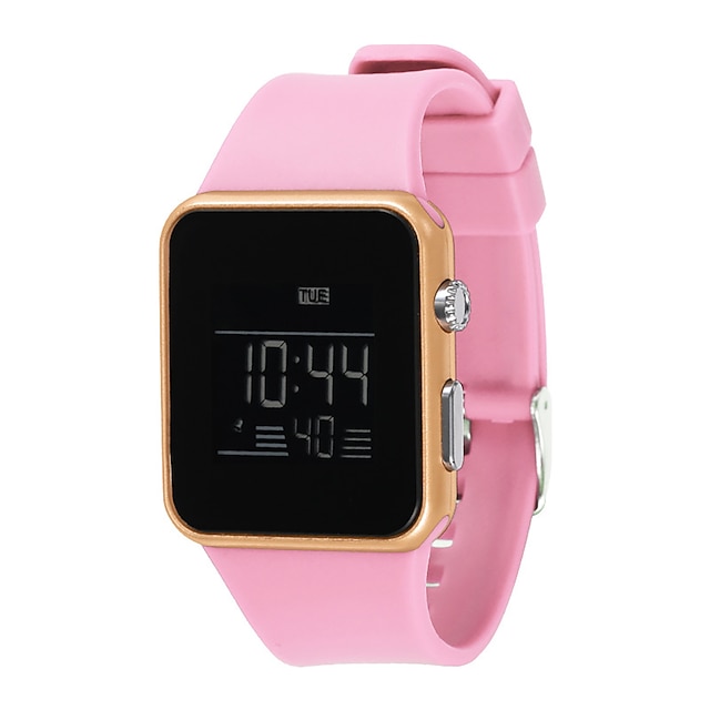  Women Men Digital Watch Wrist Watch Waterproof Noctilucent Silicone Watch