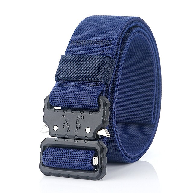  Men's Military Tactical Belt Breathable Quick Dry Wearable for Solid Colored Nylon Spring Summer Fall