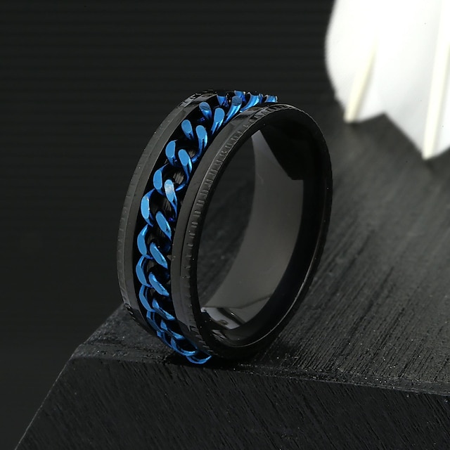  кольцо-спиннер в стиле хип-хоп, модное кольцо, уличное золото, титановая сталь, модное, 1 шт.