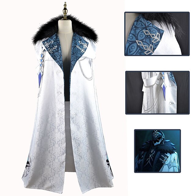  Inspired by Genshin Impact Fatui Harbingers Anime Cosplay Costumes Japanese Cosplay Suits Cloak Scarf For Women's