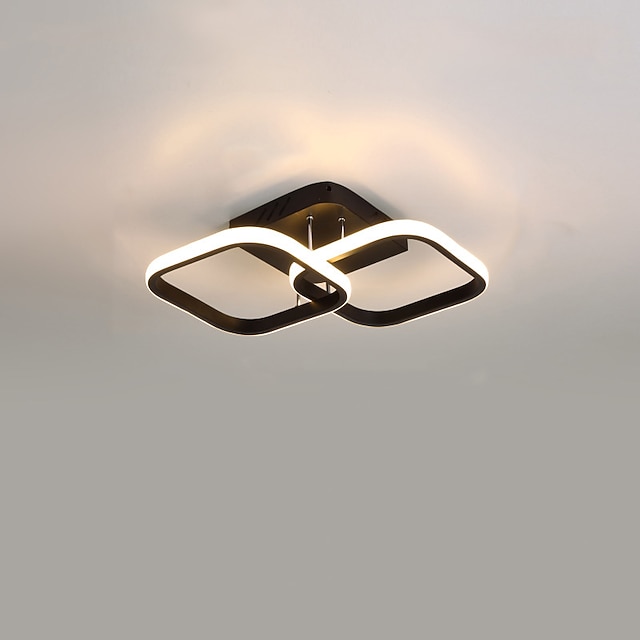  24 cm semi infälld taklampa metallmålade ytskikt led nordisk stil 3000/6000k 110-120v 220-240v