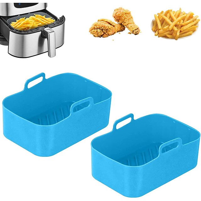 1pc Air Fryer Basket, Air Fryer Silicone Pot, Air Fryer, Oven Liner