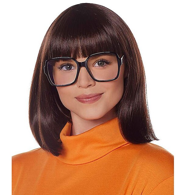Velma Wig - Scooby-Doo  Cosplay Party Wigs Halloween Wigs3