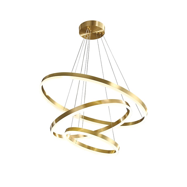 40 cm Circle / Ring Design Pendant Light LED Metal Globe Round Painted Finishes Modern 220-240V