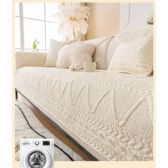 Housse De Canapé Imperméable Et Anti-griffes - Tissu Chenille, Revêtement TPU - Tailles Variables (ex. 110x180 Cm) - Pour Protection Animaux, Ménage - 3