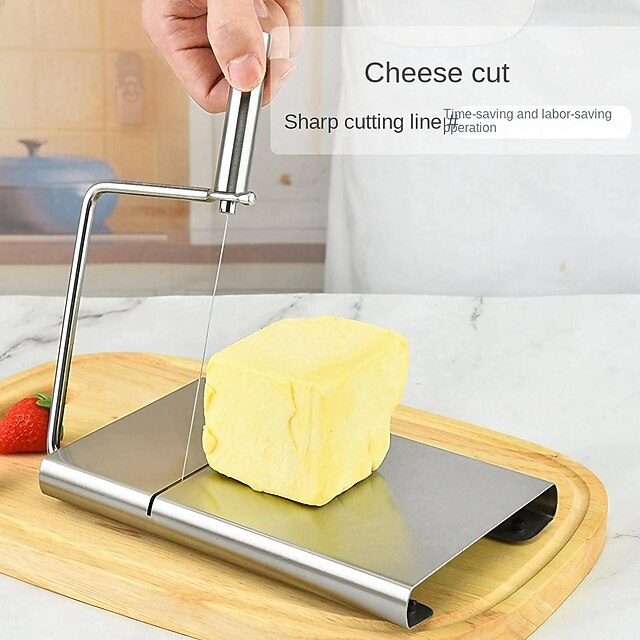 Cheese Slicer, Stainless Steel Cheese Slicer Household ham Cheese