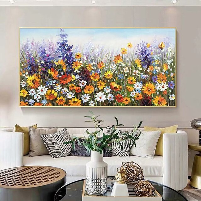 Large Size Oil Painting 100% Handmade Hand Painted Wall Art On Canvas ...