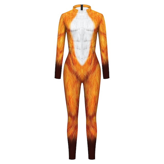  Zentai-kostymer Cosplay-kostym Kattdräkt Djurmönstrad Karnevalsdräkt Helkroppsdräkt Herr Dam Cosplay Sexig kostym Djur Kostym för Karnival Maskerad Vuxna