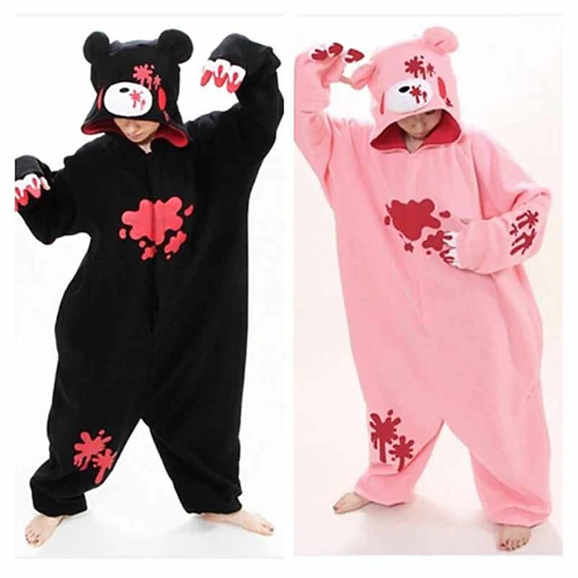 Adults' Cartoon Nightwear Onesie Costume Carnival Costume Cartoon Onesie Pajamas Kigurumi Pajamas Funny Costume For Men and Women Carnival Cartoon 6
