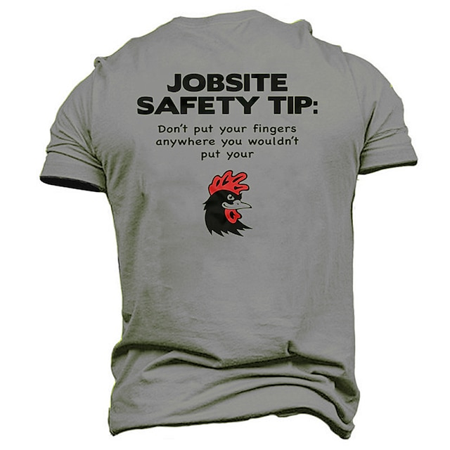  Cămașă cu maneci scurte pentru bărbați Umor pentru adulți Unisex Grafica Scrie Cămașă Zisuri Cămașă zdrențuită Cămașă cu guler rotund Imprimare 3D Vintage Sporturi Designer Activități în aer liber