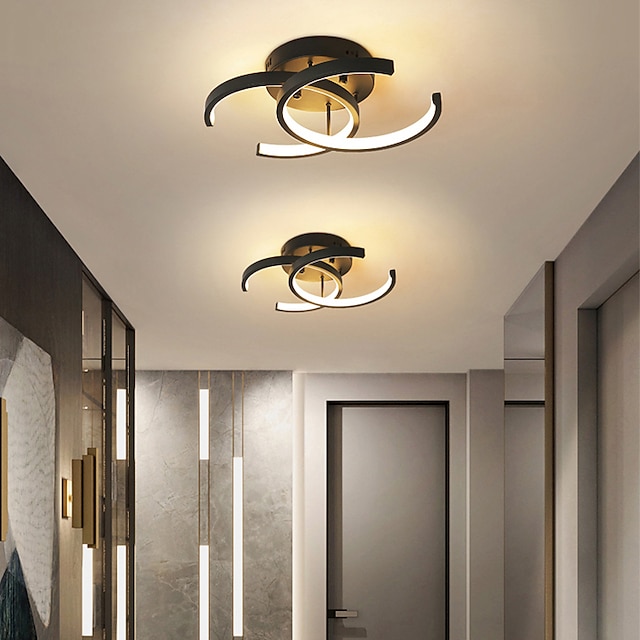  24cm Dimmable Ceiling Lights Metal Painted Finishes LED Nordic Style 220-240V