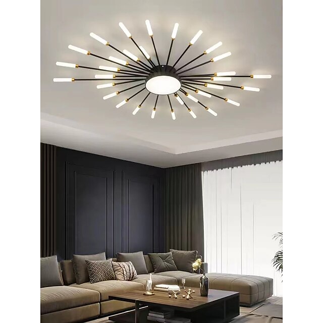 128cm Single Design Ceiling Lights Metal LED Nordic Style 110-240 V ...