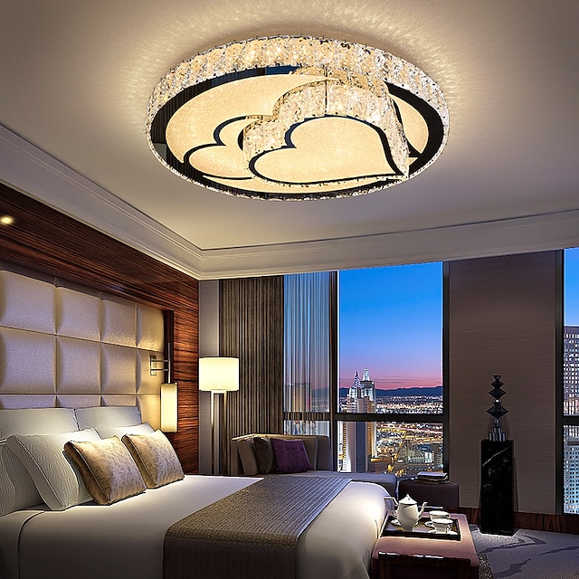  50cm Unique Design Ceiling Lights Stainless Steel Electroplated Modern 220-240V
