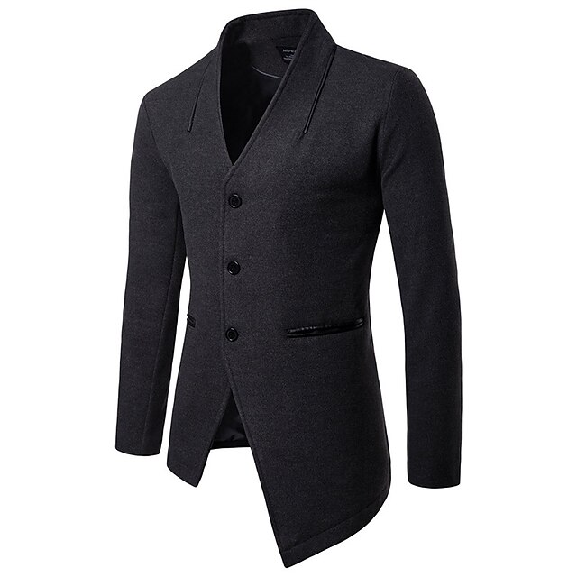 Men's Winter Coat Blazer Short Coat Business Casual Winter Fall