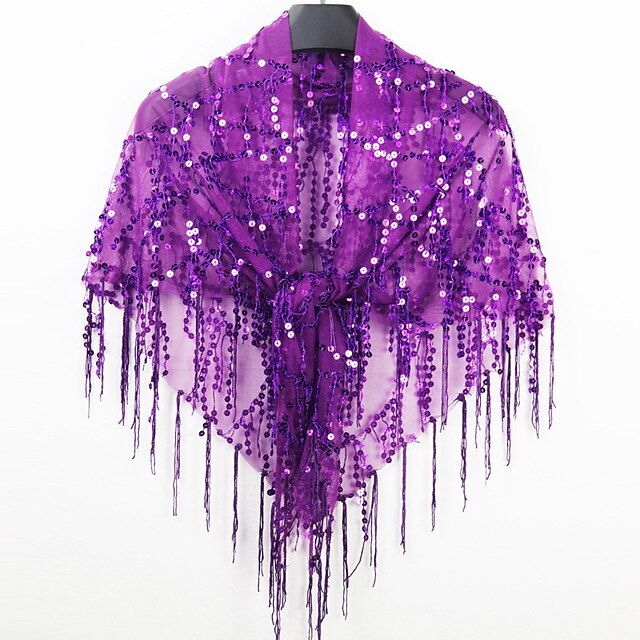 Shawl & Wrap Shawls Women's Wrap Glitters Sparkle & Shine Sleeveless