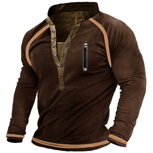 Men's Sweatshirt Pullover Tactical Black Burgundy Blue Brown Green ...