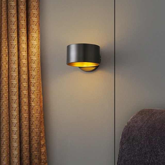  屋内モダンな北欧スタイルの屋内ウォールライトリビングルームの寝室の銅ウォールライト 220-240v