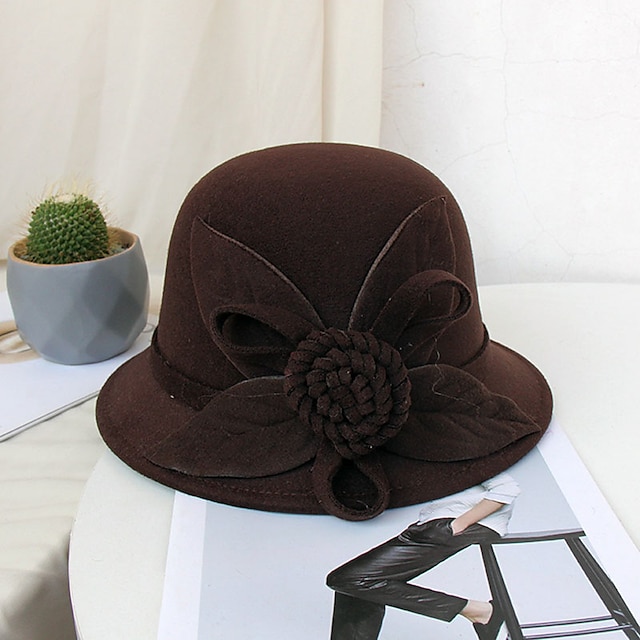 Hats Poly / Cotton Blend Bowler / Cloche Hat Fedora Hat Straw Hat ...