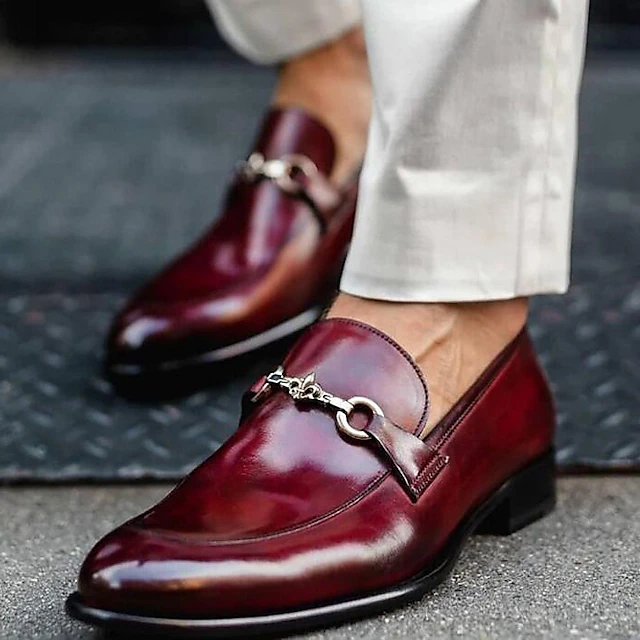 Men's Oxfords Loafers & Slip-Ons Dress Shoes Vintage Business Wedding ...