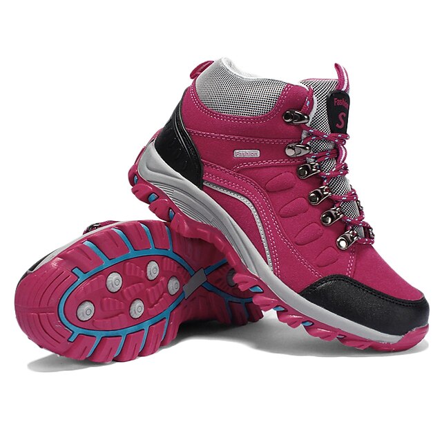 Women's Sneakers Hiking Shoes HighTop Outsole Pattern Design Thermal