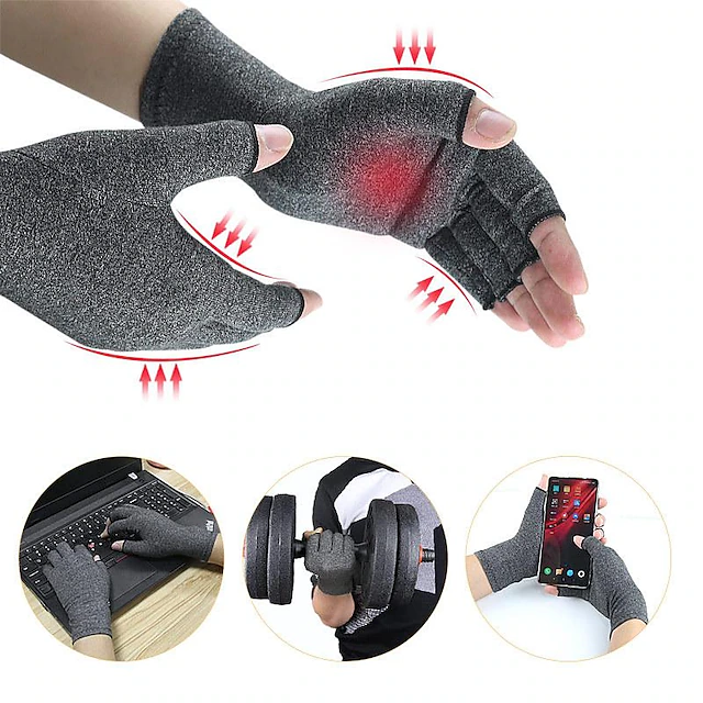 4 Colors Arthritis Gloves Touch Screen Gloves Anti Arthritis ...