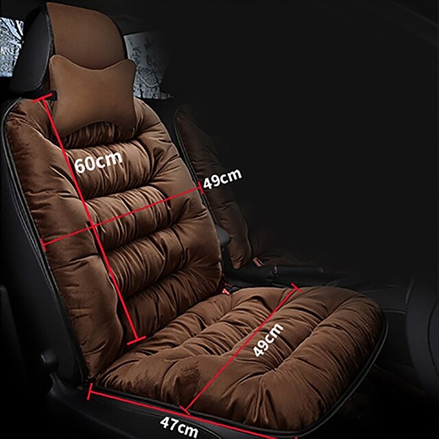 Luxury Warm Car Seat Covers 1 PCs Universal Winter Car Protectors Anti