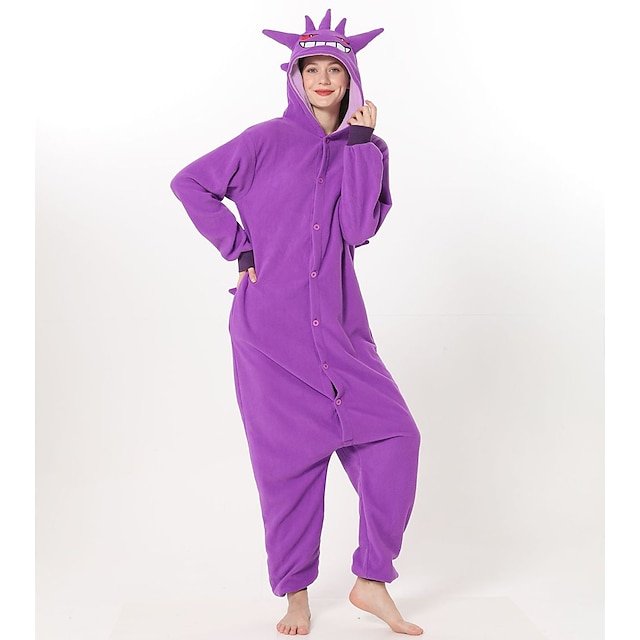  Vuxna Kigurumi-pyjamas Nattkläder Tecknat Figur Onesie-pyjamas Flanell Cosplay För Herr och Dam Karnival Pyjamas med djur Tecknad serie