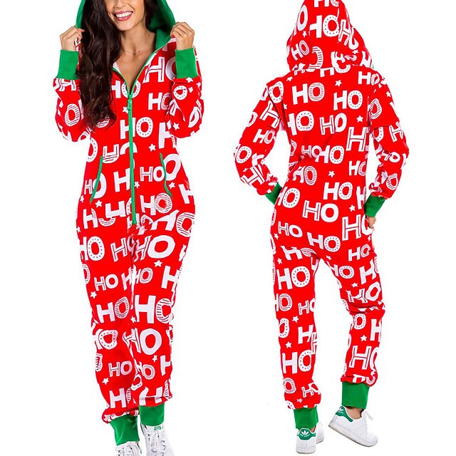 Santa Claus Christmas Pajamas Onesie Pajamas Women's Christmas