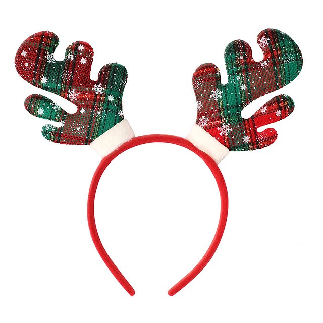  Santa Claus Reindeer Headband Girls' Christmas Christmas Christmas Eve Kid's Party Christmas Polyester Headpiece