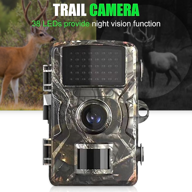 DL001 Hunting Trail Camera 16MP 1080P Wildlife Scouting Camera with 12M