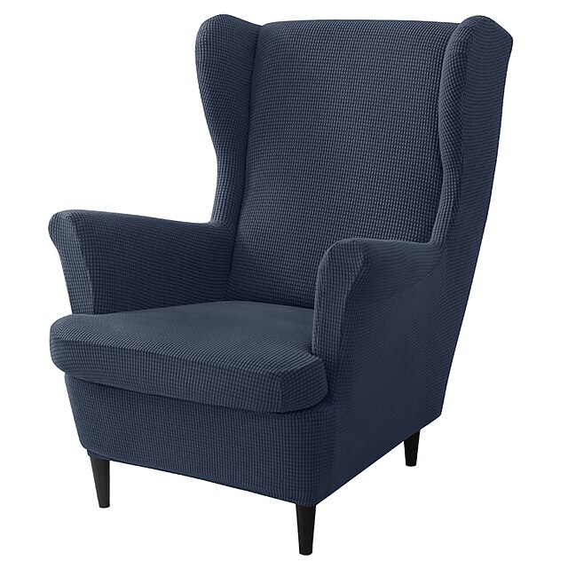 Stretch Wingback Chair Cover Wing Chair Slipcovers With Seat Cushion