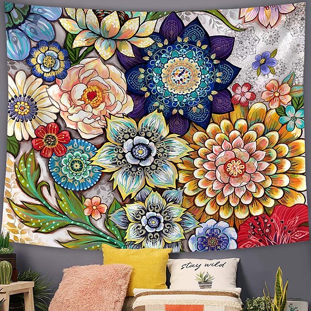  τοπίο μεγάλος τοίχος ταπετσαρία κουβέρτα κουρτίνα κρεμαστό σπίτι υπνοδωμάτιο διακόσμηση σαλονιού φύση τοπίο μονοπάτι κήπου φυτική διακόσμηση τέχνης