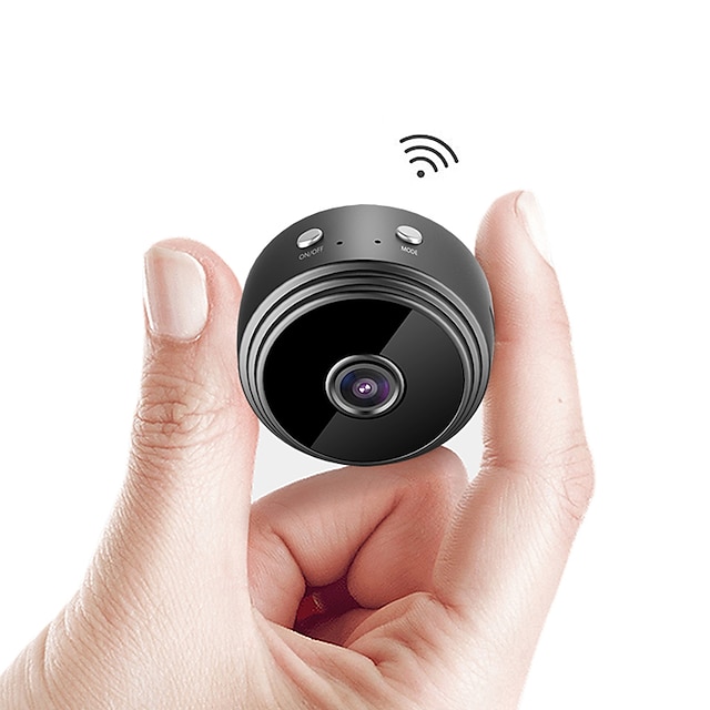  A9 Kamera 1080P (1920 × 1080) Mini Langaton Liiketunnistus Etäyhteys Wi-Fi Protected Setup Sisätiloissa Tuki 128 GB