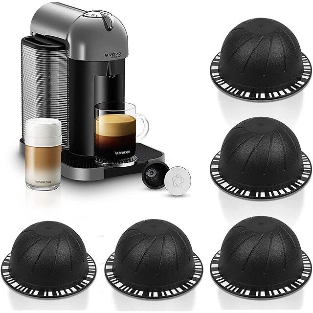Reusable Vertuo Pods(5Pcs), for Nespresso VertuoLine/Vertuoline GCA1