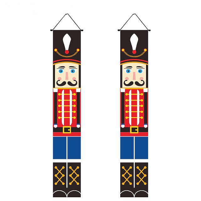  cuplet de Crăciun spărgător de nuci cortina ușii cavalerului rechizite de Crăciun cuplet de decorare rege soldat cuplet de Crăciun