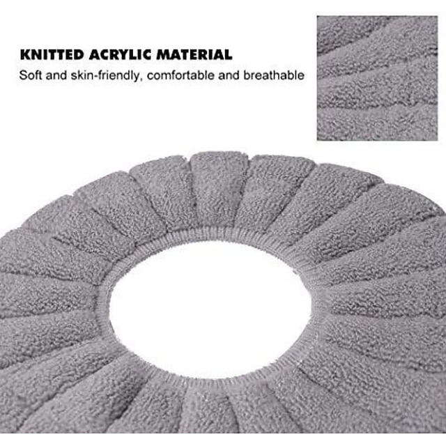 HANXIULIN Thicker Bathroom Toilet Seat Cover Pads Soft Warmer Toilet
