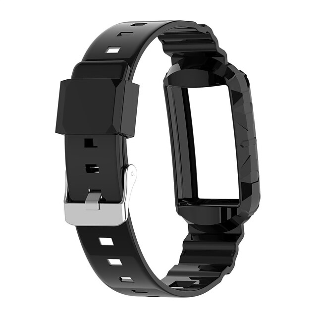  Correa de Smartwatch Compatible con Fitbit Charge 4 / Charge 3 / Charge 3 SE Charge 5 Silicona Reloj inteligente Correa Impermeable Ajustable Transpirable Correa Deportiva Reemplazo Pulsera