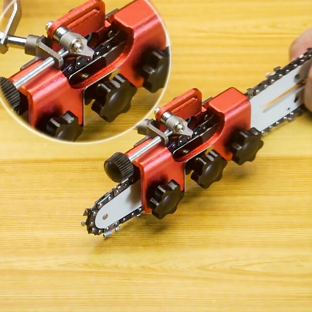Chainsaw Chain Sharpening Fixture EasytoUse Stainless Steel Jig