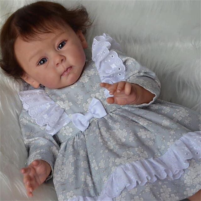 58CM 24 inch Finished Doll Huxley Reborn Toddler Girl with High Quality ...