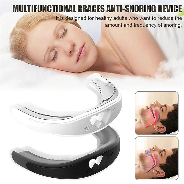  Multifunctional Anti-snoring Braces To Prevent Snoring Anti-snoring Anti-grinding Aids Anti-noise Snoring Sleeping Braces