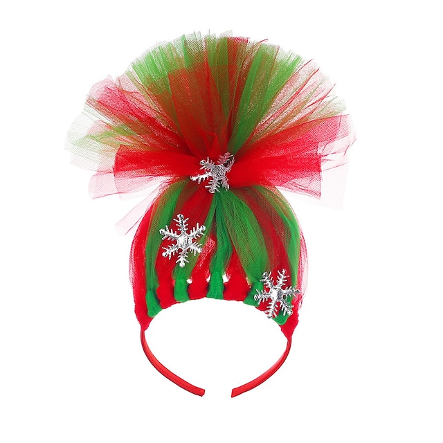  Santa Claus Elf Headband Girls' Christmas Christmas Christmas Eve Kid's Party Christmas Polyester Headpiece