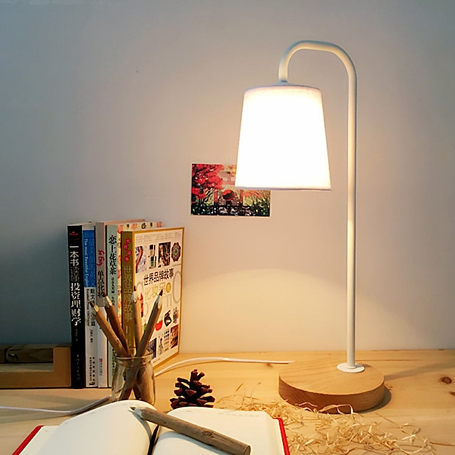  lampe de lecture lampes de chevet protection des yeux lampes d'ambiance moderne contemporain / style nordique pour chambre salle d'étude bureau métal ac100-240v noir