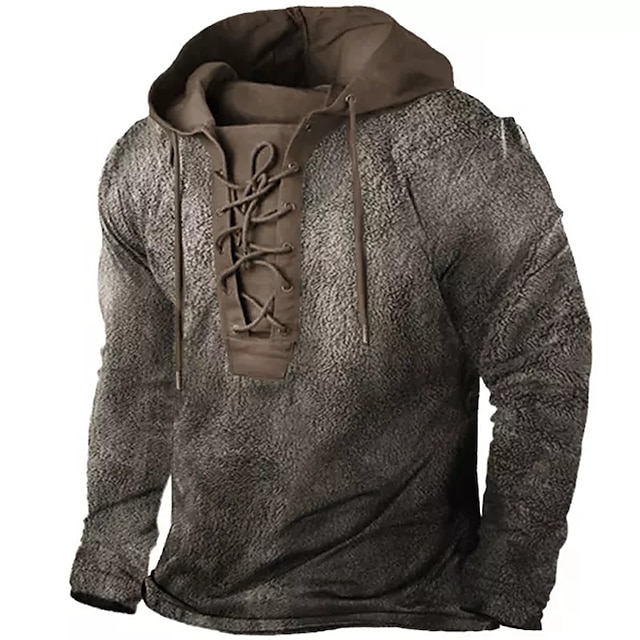 Men's Unisex Pullover Hoodie Sweatshirt Pullover Distressed Hoodie