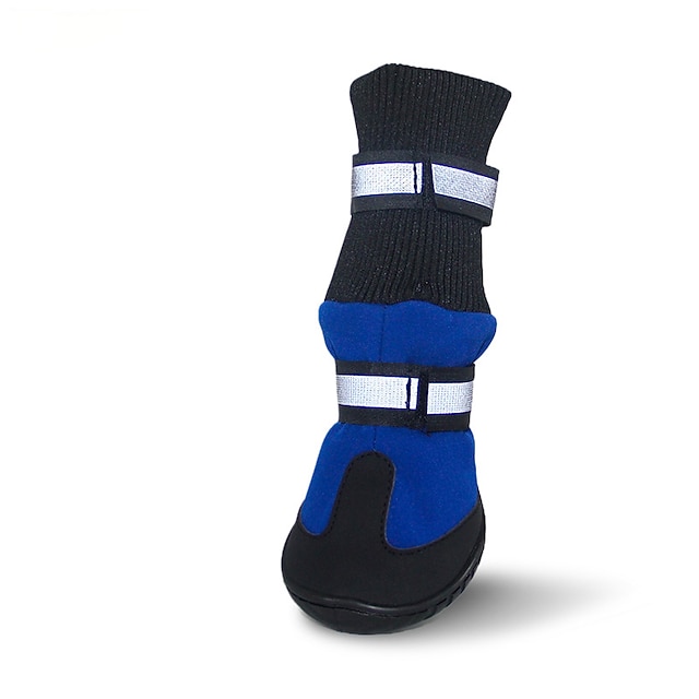  Chien Chat Bottes / Chaussures Mignon Élégant Hiver Imperméable Respirant Doux Lavable Confortable Extérieur Décontracté Quotidien Vêtements pour Chiens for Bichon Frisé Spitz Nain Bébé Animal