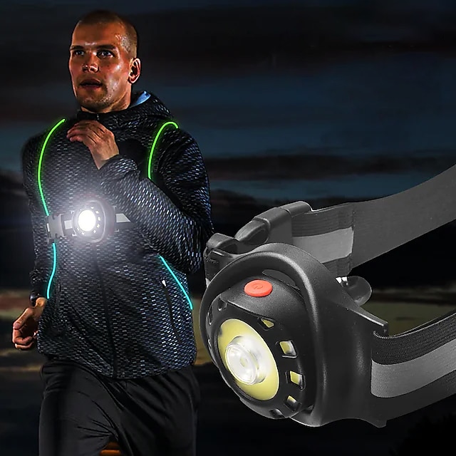  Multifunction Outdoor Running Lights Camping Lights Flashlight Color Atmosphere Lights For Cycling Fishing Running 3.7V 2022 Upgrade